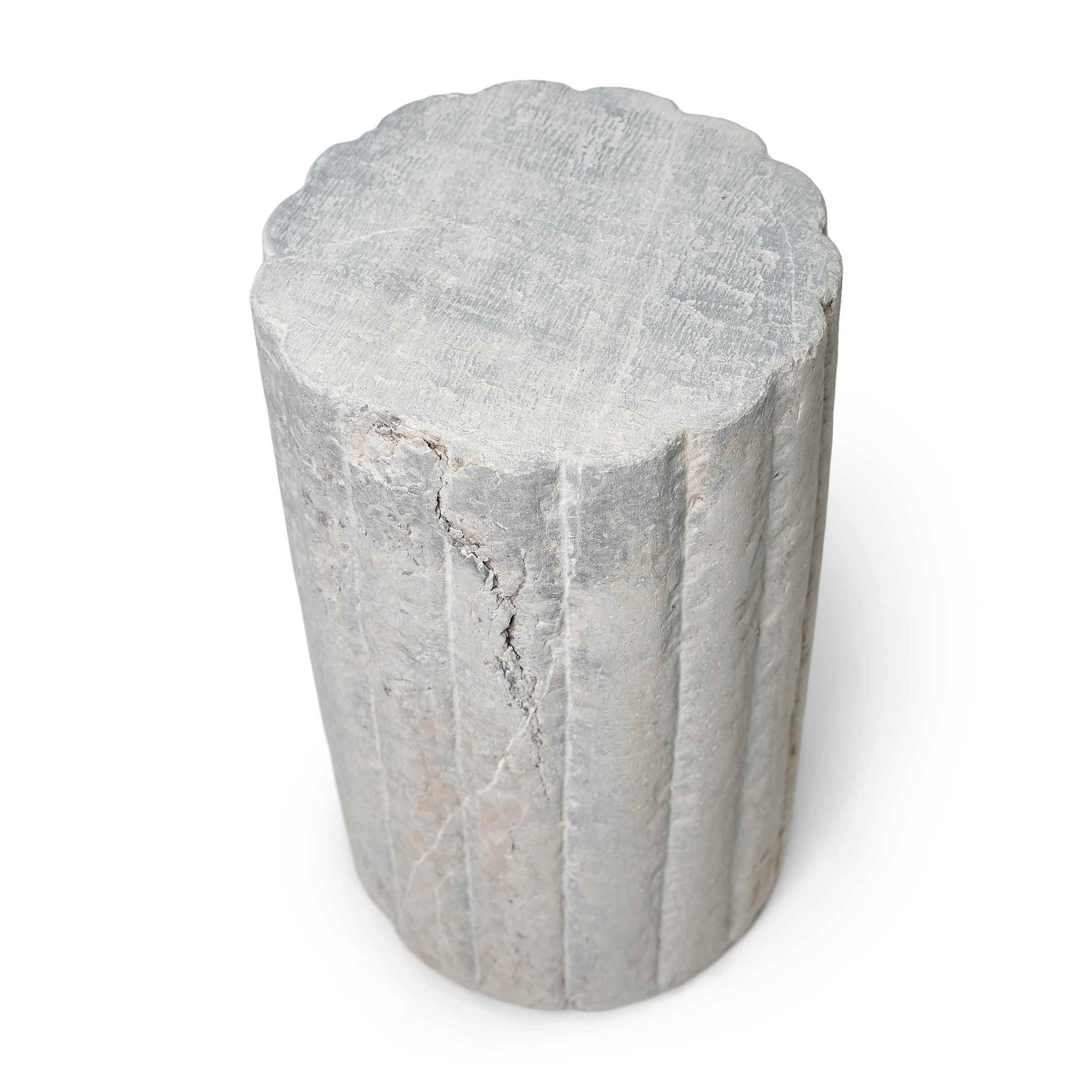 Carved Chinese Mill Stone, c. 1900