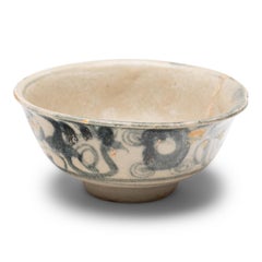 Chinese Ming Blue & White Rice Bowl, c. 1600