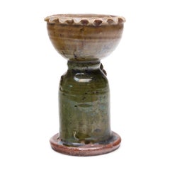 Lámpara de aceite budista china Ming, c. 1600