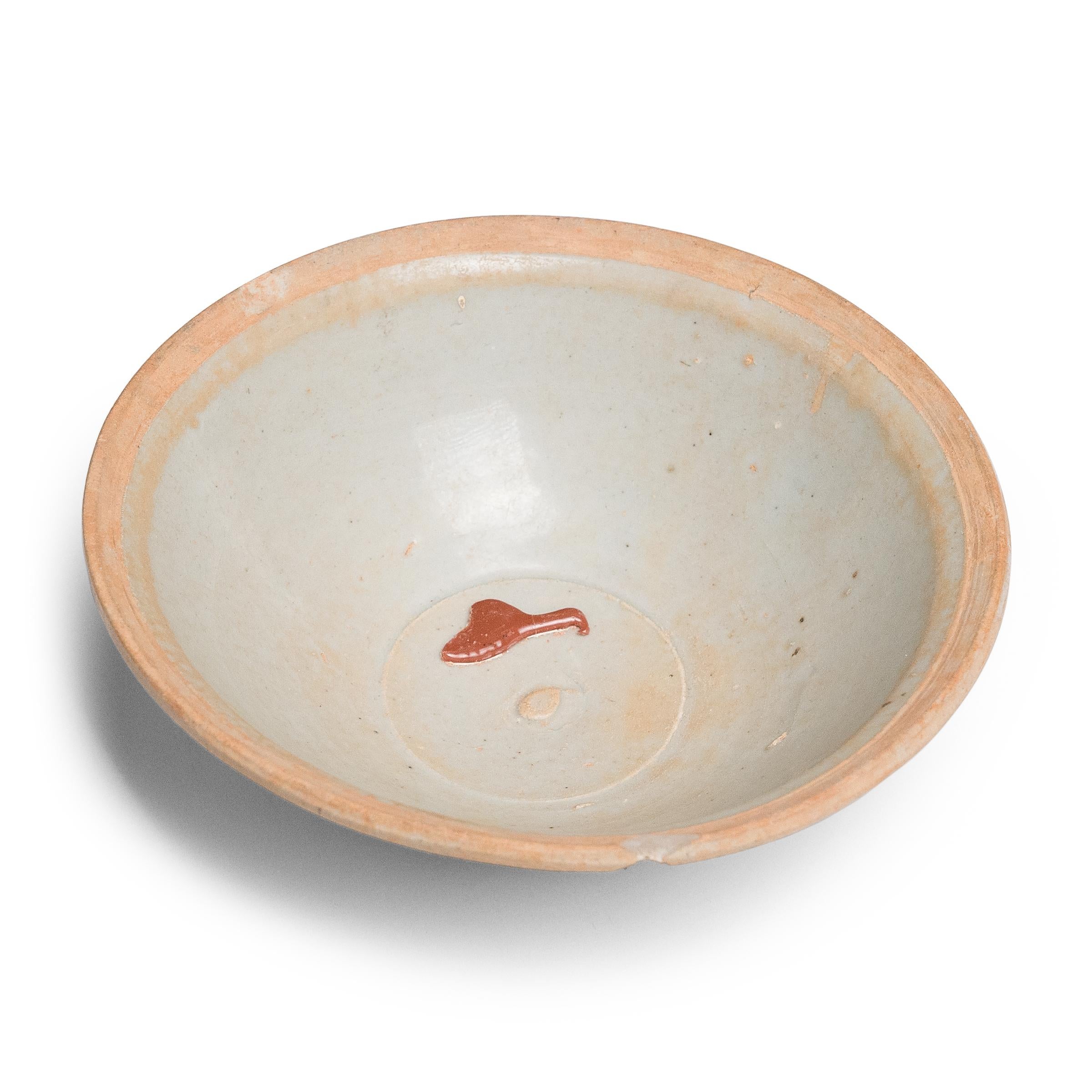 Vernissé Bol à riz chinois en céladon Ming, c. 1400 en vente