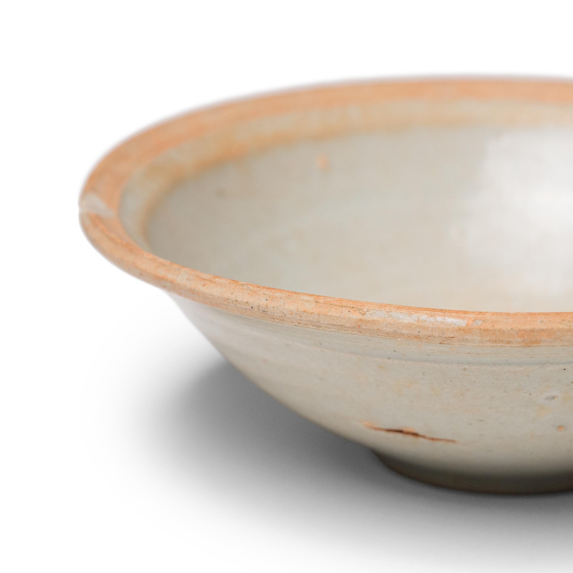 XVIIIe siècle et antérieur Bol à riz chinois en céladon Ming, c. 1400 en vente