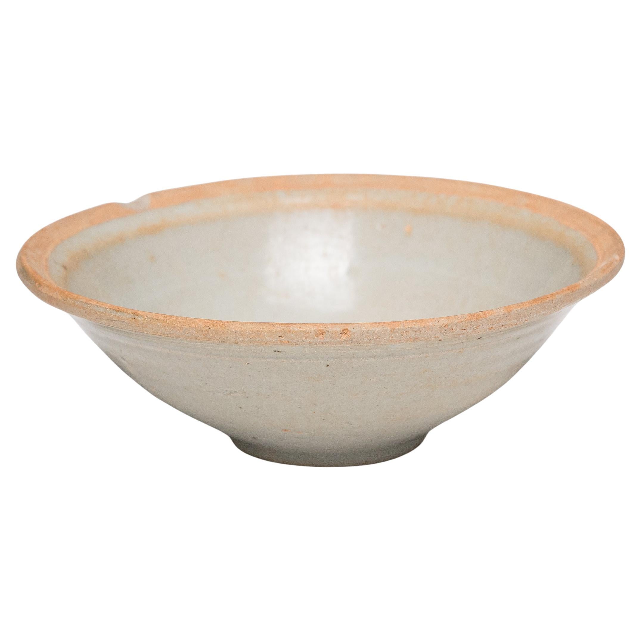 Chinese Ming Celadon Rice Bowl, c. 1400