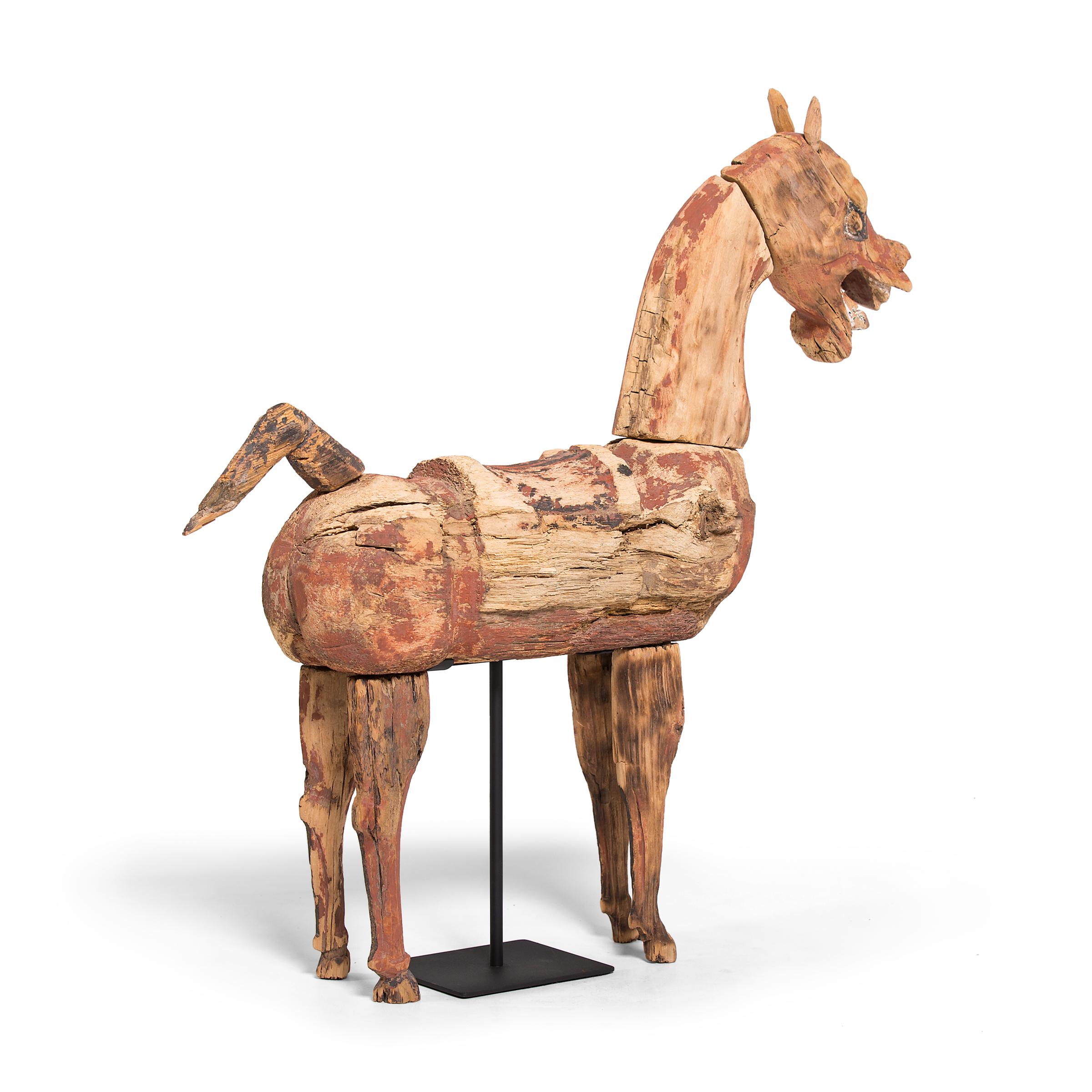 18th Century and Earlier Chinese Ming Celestial Mingqi Horse Figure For Sale