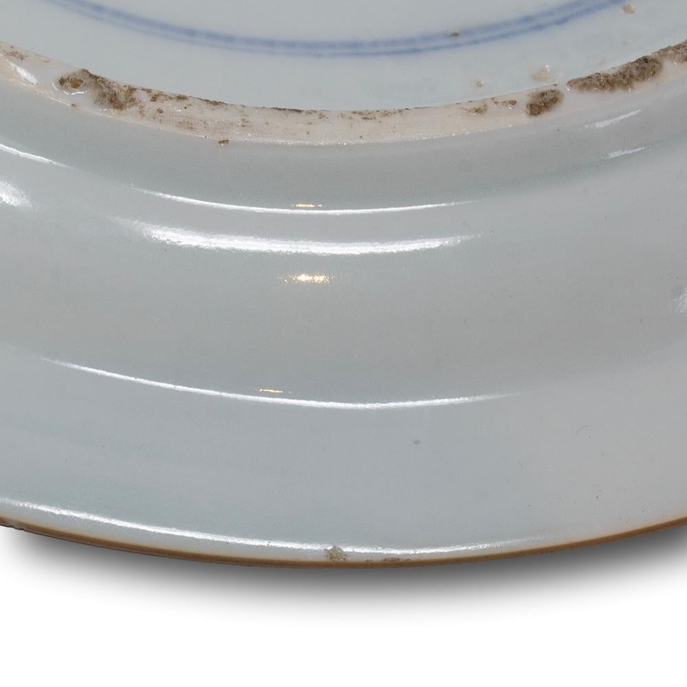 Chinese Ming Dynasty Ko-Sometsuke Wucai Porcelain Plate For Sale 8