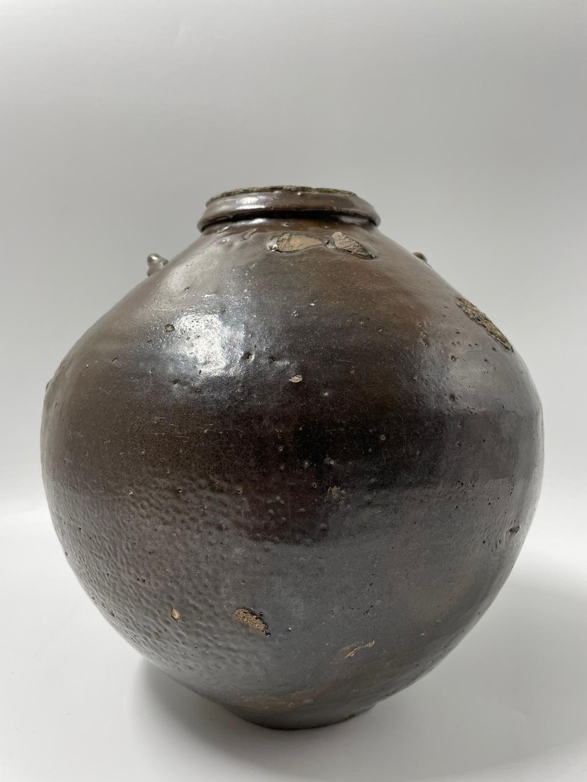 18th Century and Earlier Chinese Ming Dynasty Martaban Jar For Sale