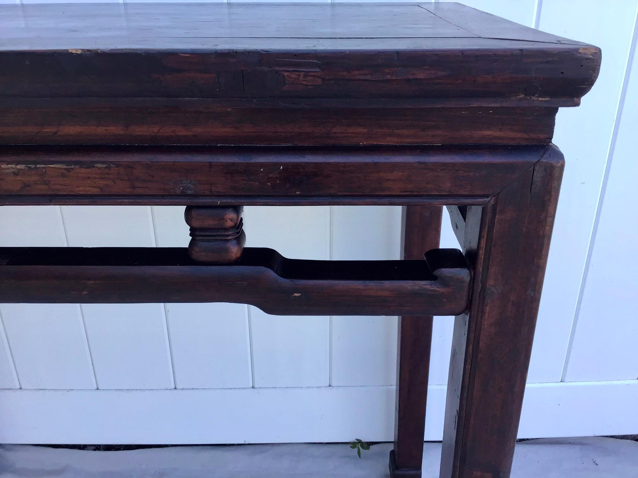 Chinese Ming Dynasty Style 19th Century Altar Table In Good Condition In Bradenton, FL