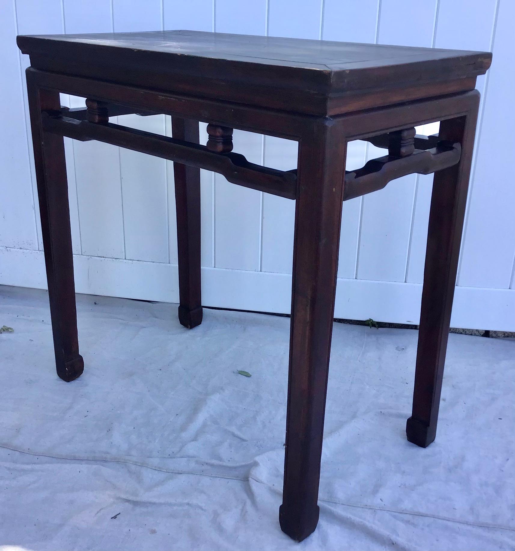 Hardwood Chinese Ming Dynasty Style 19th Century Altar Table