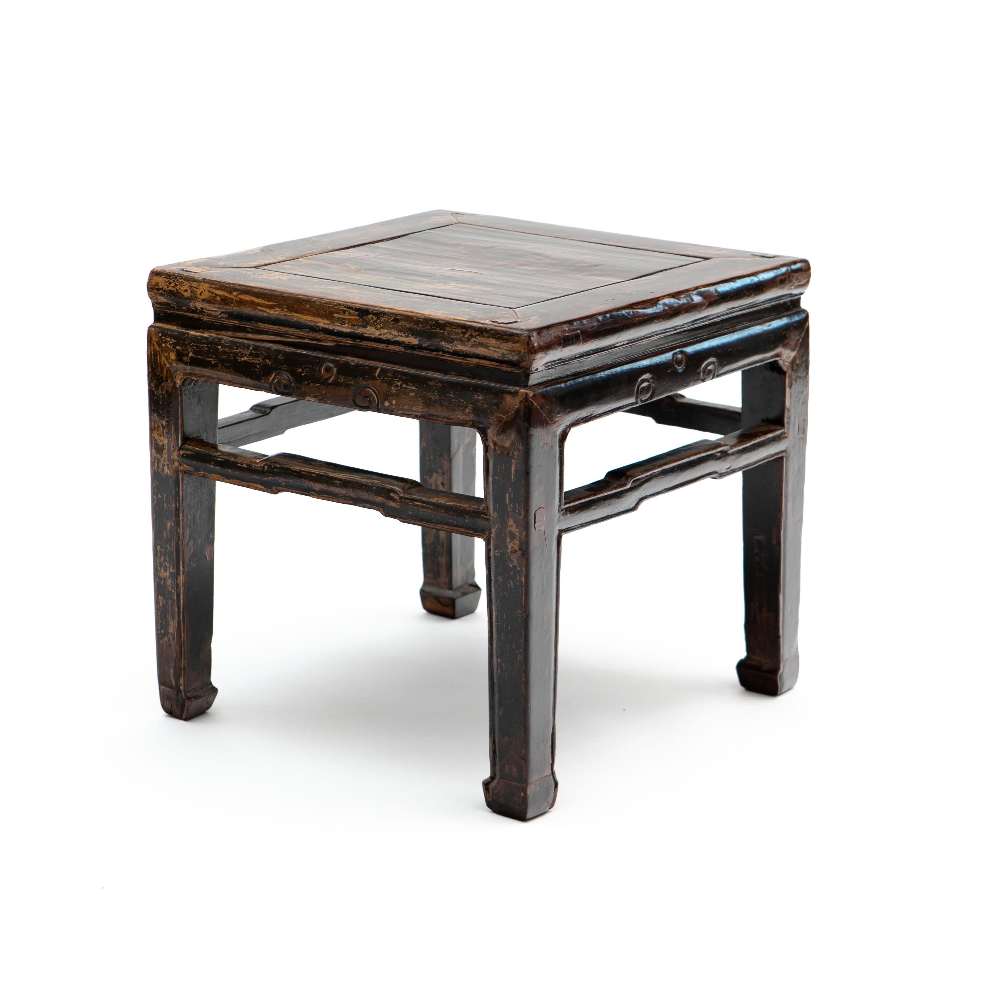 Lacquered Chinese Ming Dynasty Style Side / Lamp Table  For Sale