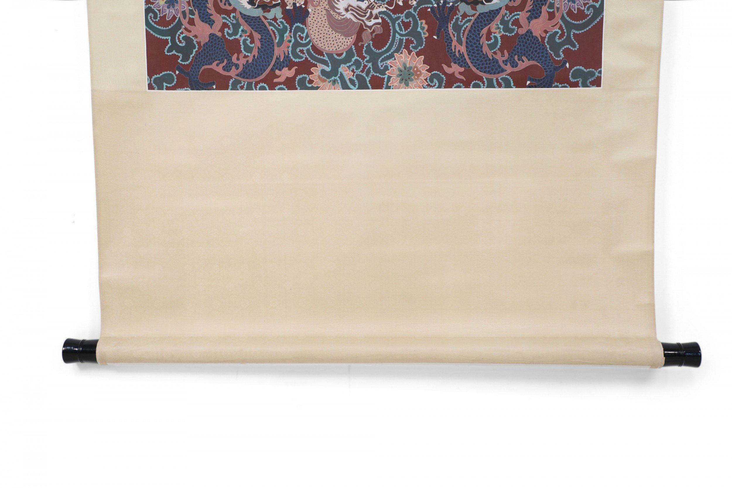 Chinese Ming Dynasty Style Paper and Silk King Portrait Hanging Scrolls For Sale 7