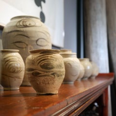 Chinese Ming Iron Brushed Jar, c. 1600