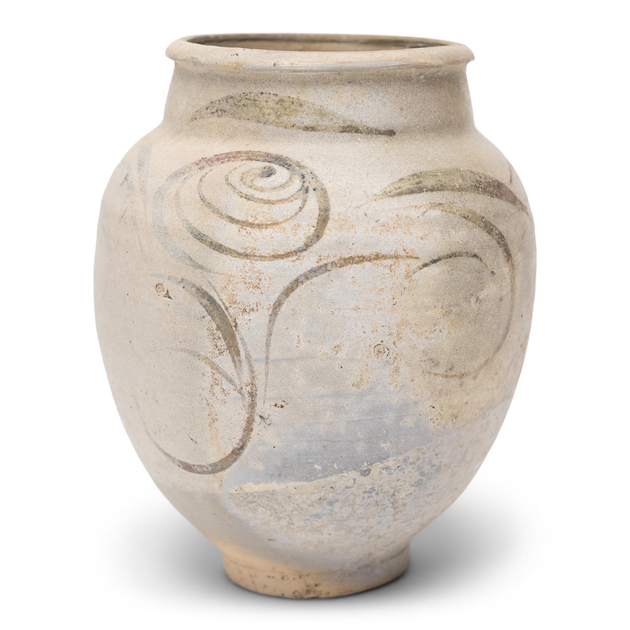 Jarra china de hierro cepillado Ming, c. 1600 Glaseado en venta