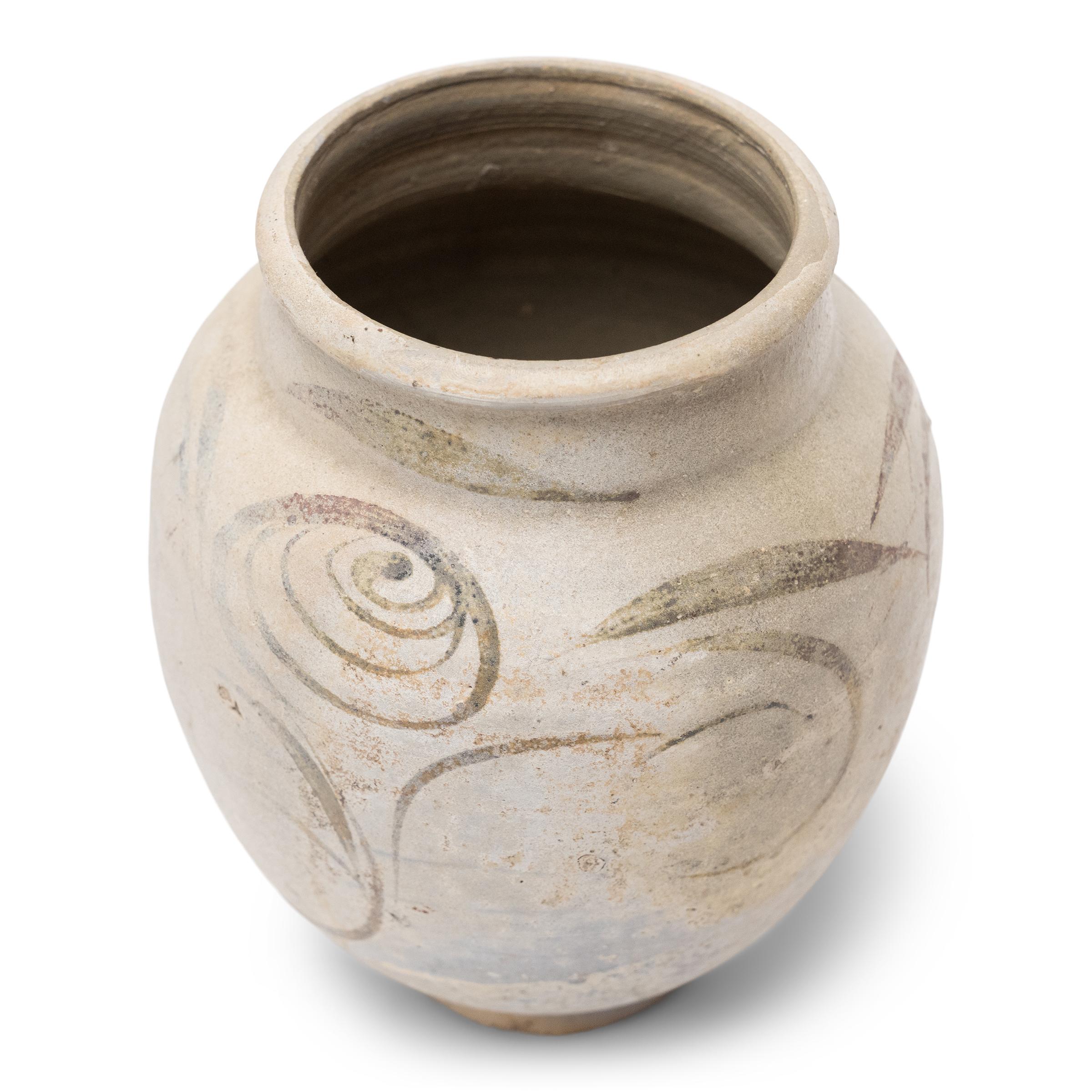 Jarra china de hierro cepillado Ming, c. 1600 en Bueno estado para la venta en Chicago, IL