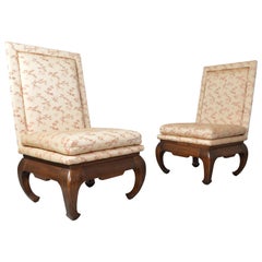 Chaises d'appoint chinoises Ming James Mont Style Chinois avec pieds Chong