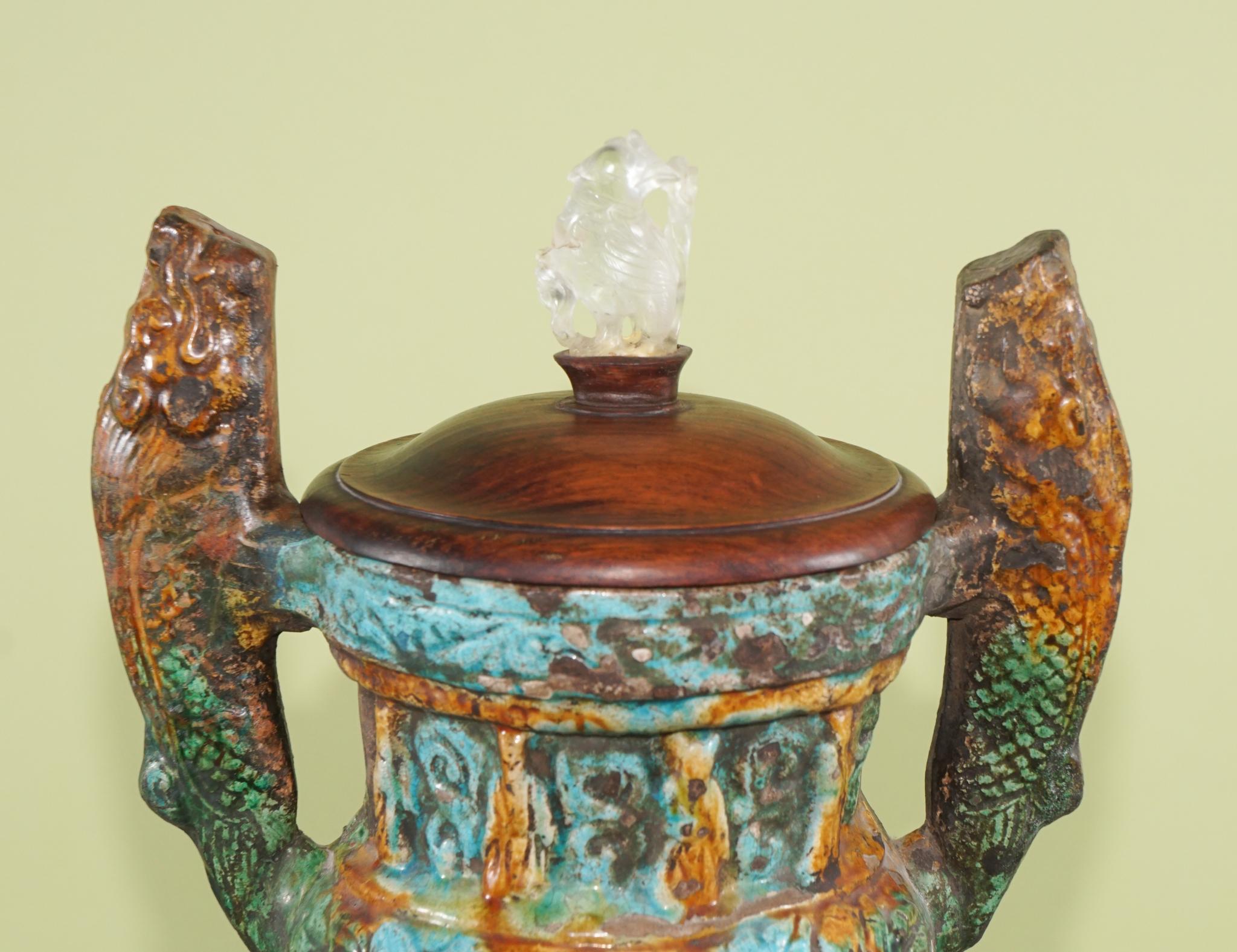 The Ming period or Great Ming Period is the last Han ruled dynasty in Chinese history. Considers a high mark culturally and influenced by great events at home and wider contact with outside influences the Ming excelled in porcelain and pottery