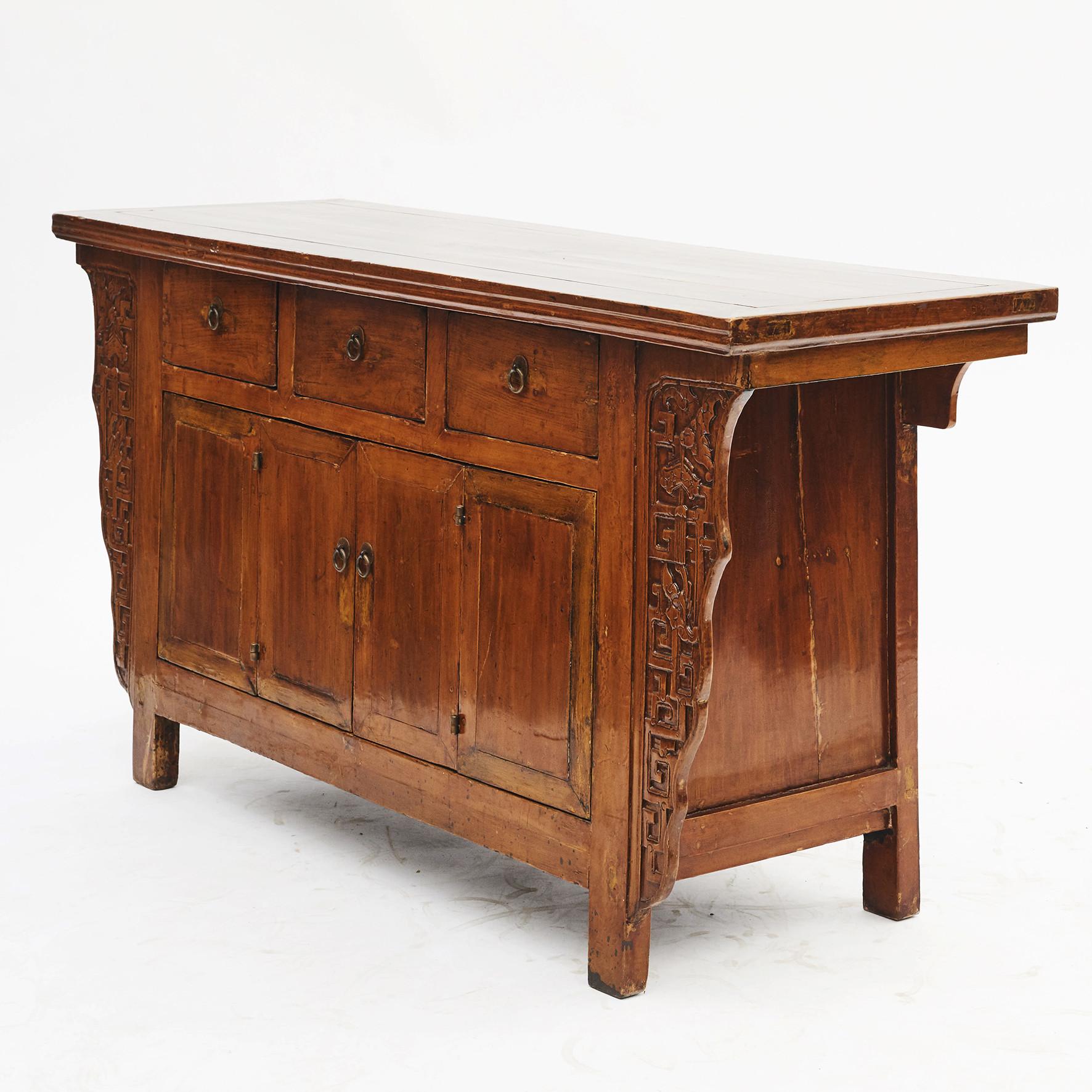 Chinese Ming Style Alter Cabinet or Sideboard For Sale 1
