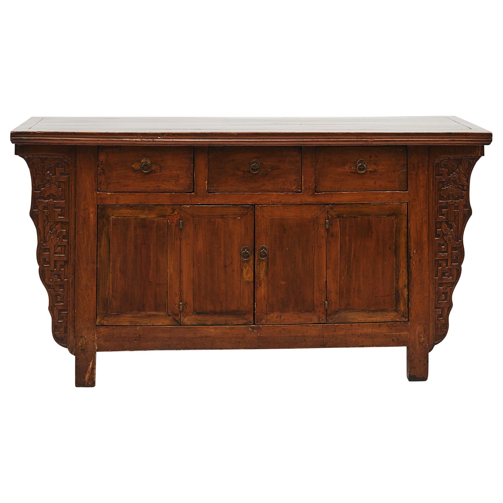 Chinese Ming Style Alter Cabinet or Sideboard