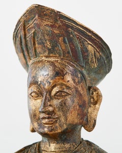 Chinese Ming Style Bronze Metal Seated Buddha