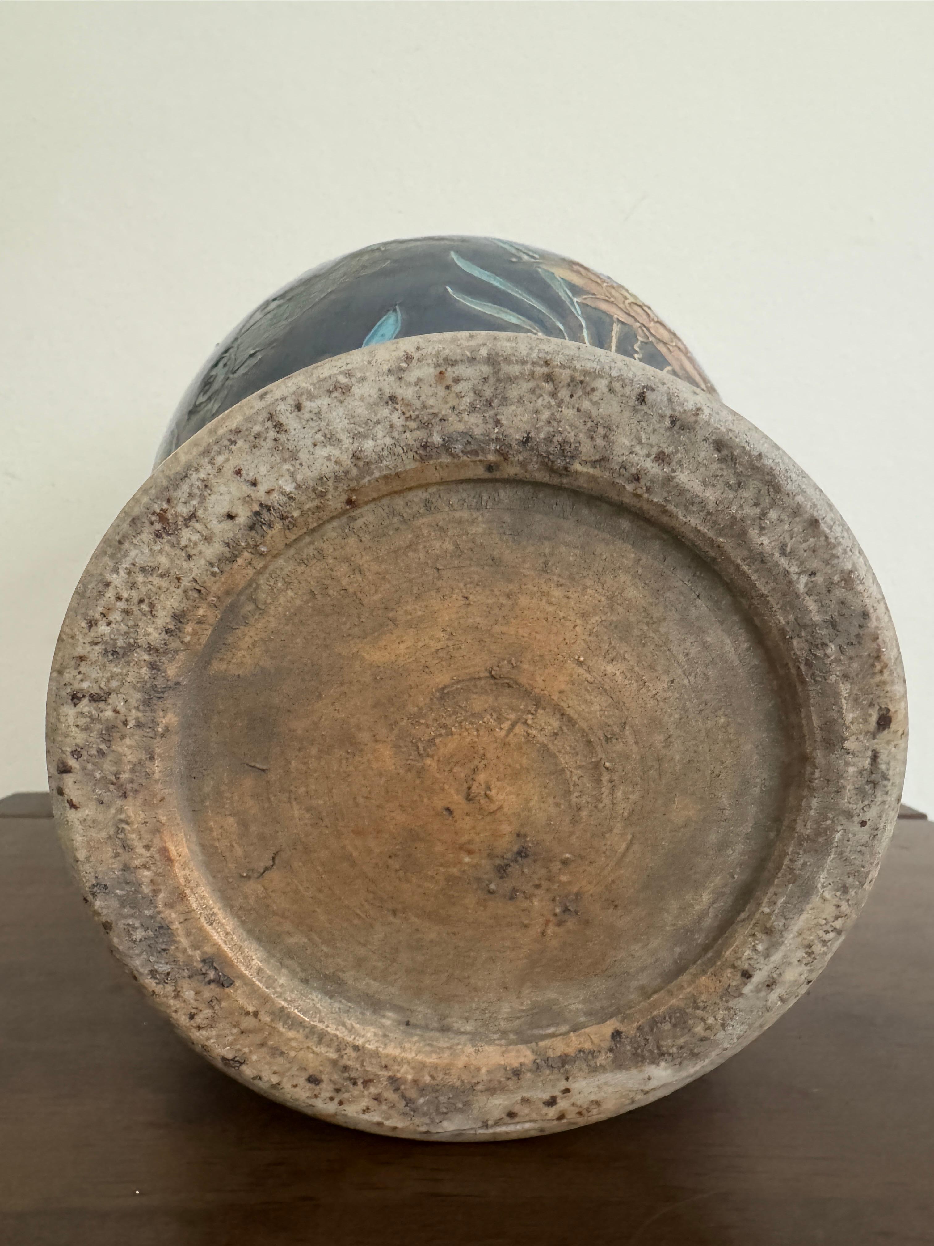 Chinese Ming Style Fahua Meiping Vase For Sale 6