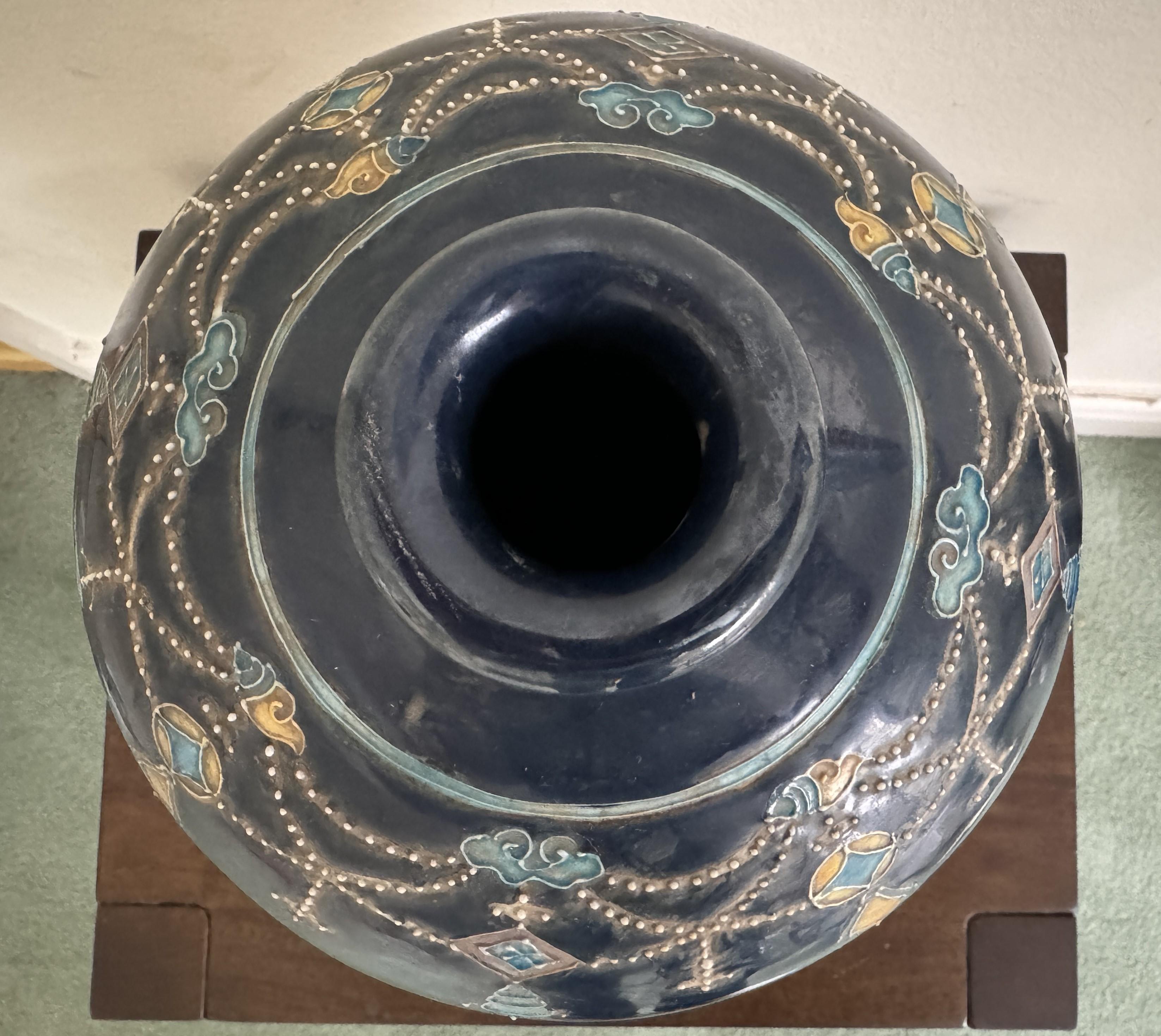 Chinese Ming Style Fahua Meiping Vase For Sale 7