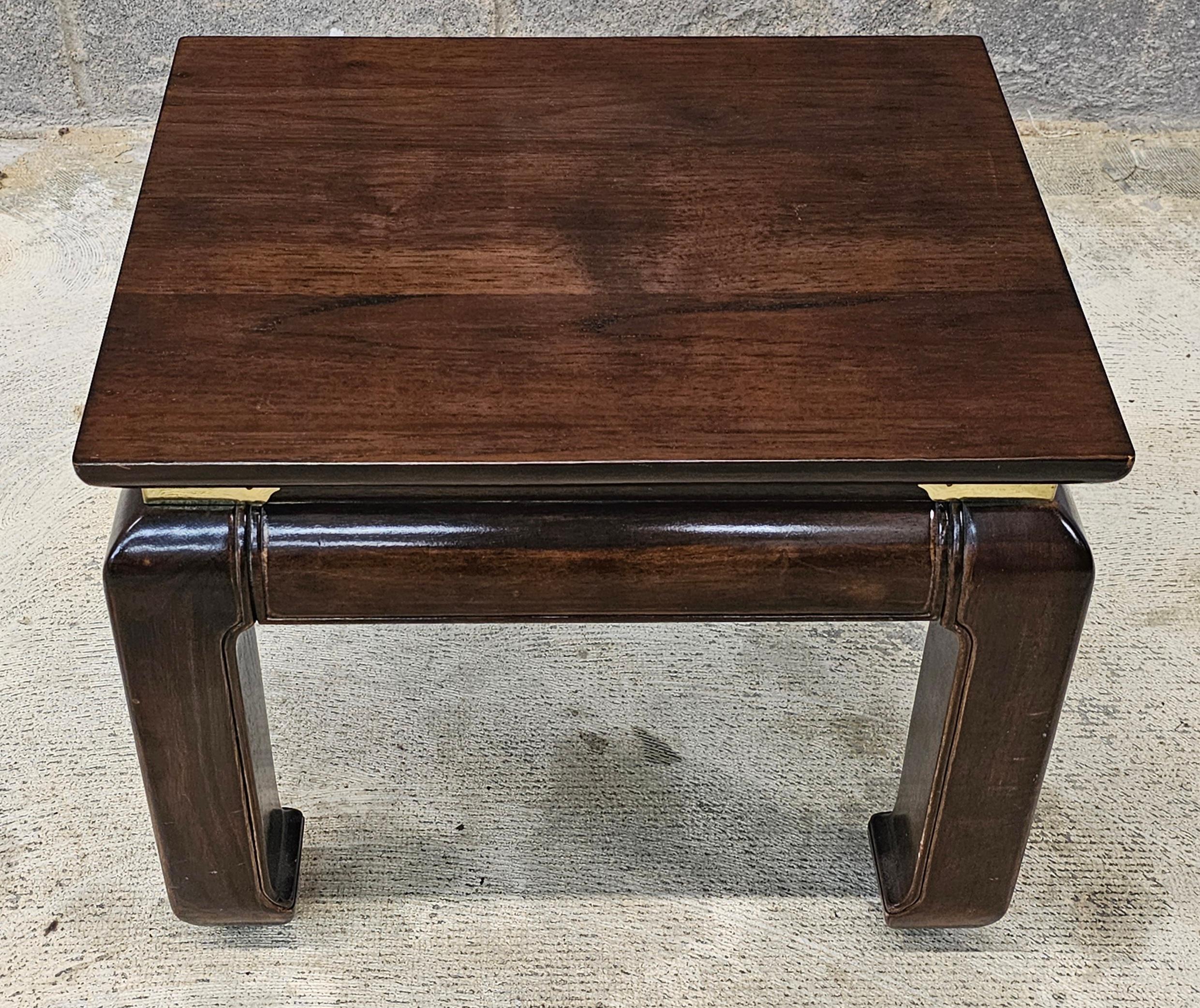Sgabello cinese in stile Ming Ming in mogano con cuscino in vendita 4