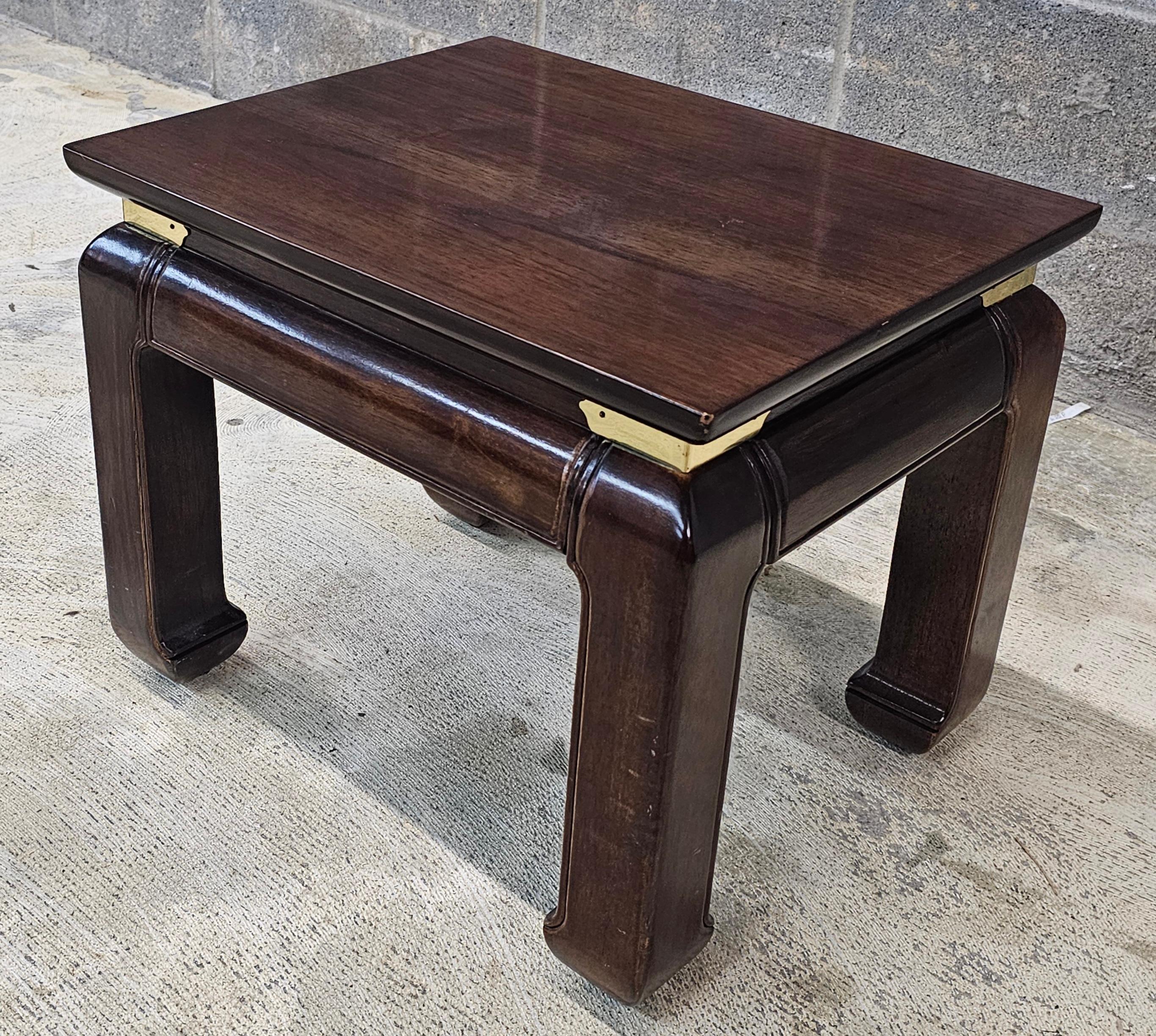 Sgabello cinese in stile Ming Ming in mogano con cuscino in vendita 5