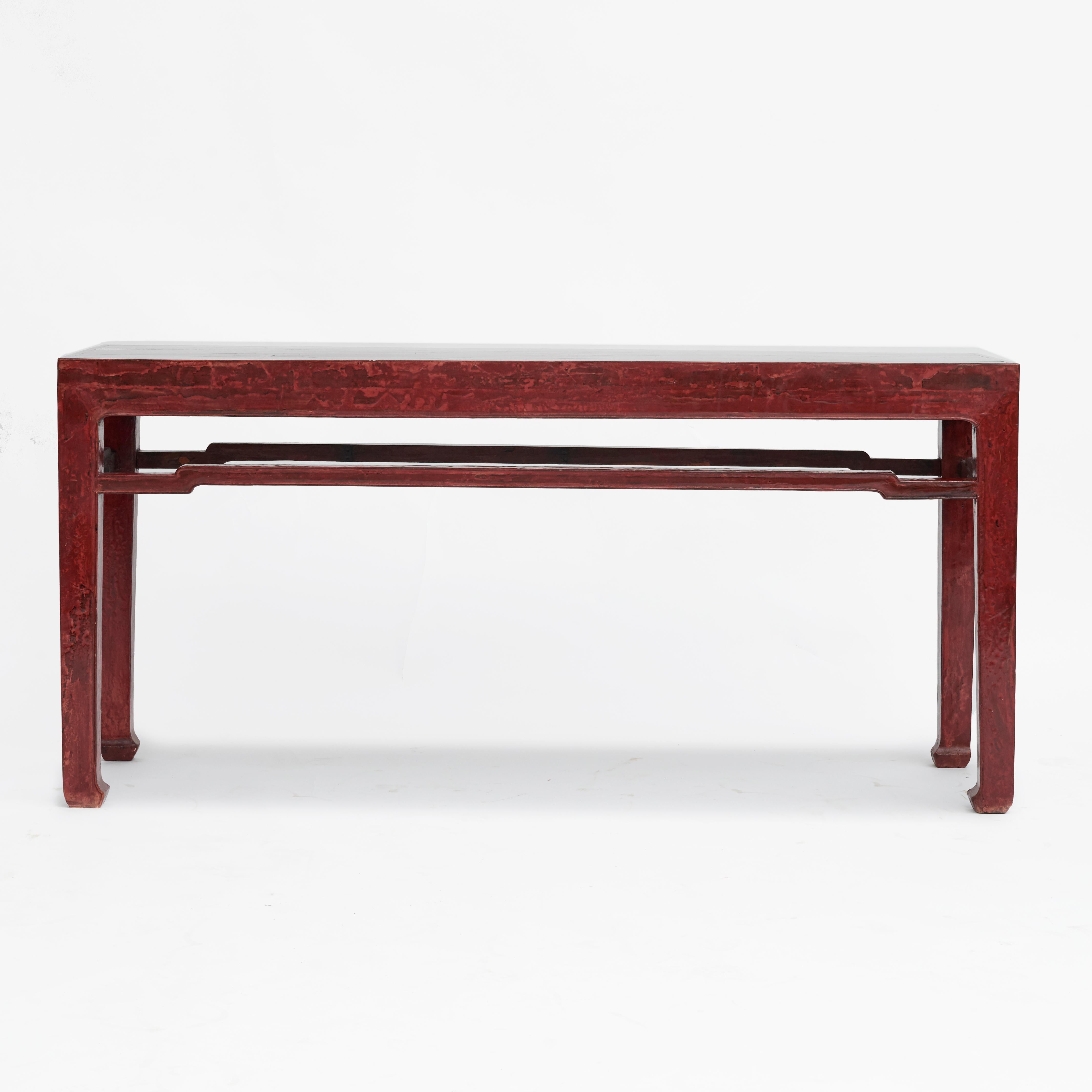 chinese lacquer console table