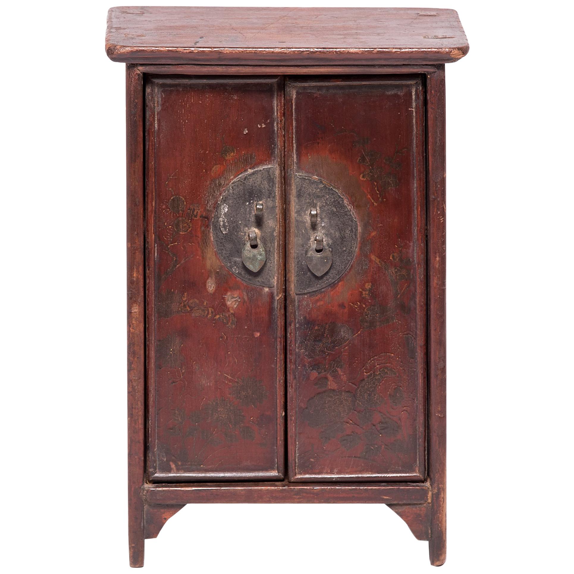 Cabinet de nouilles miniatures chinoises, vers 1850