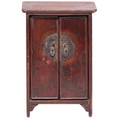 Chinesischer Miniatur-Noodle-Schrank, um 1850