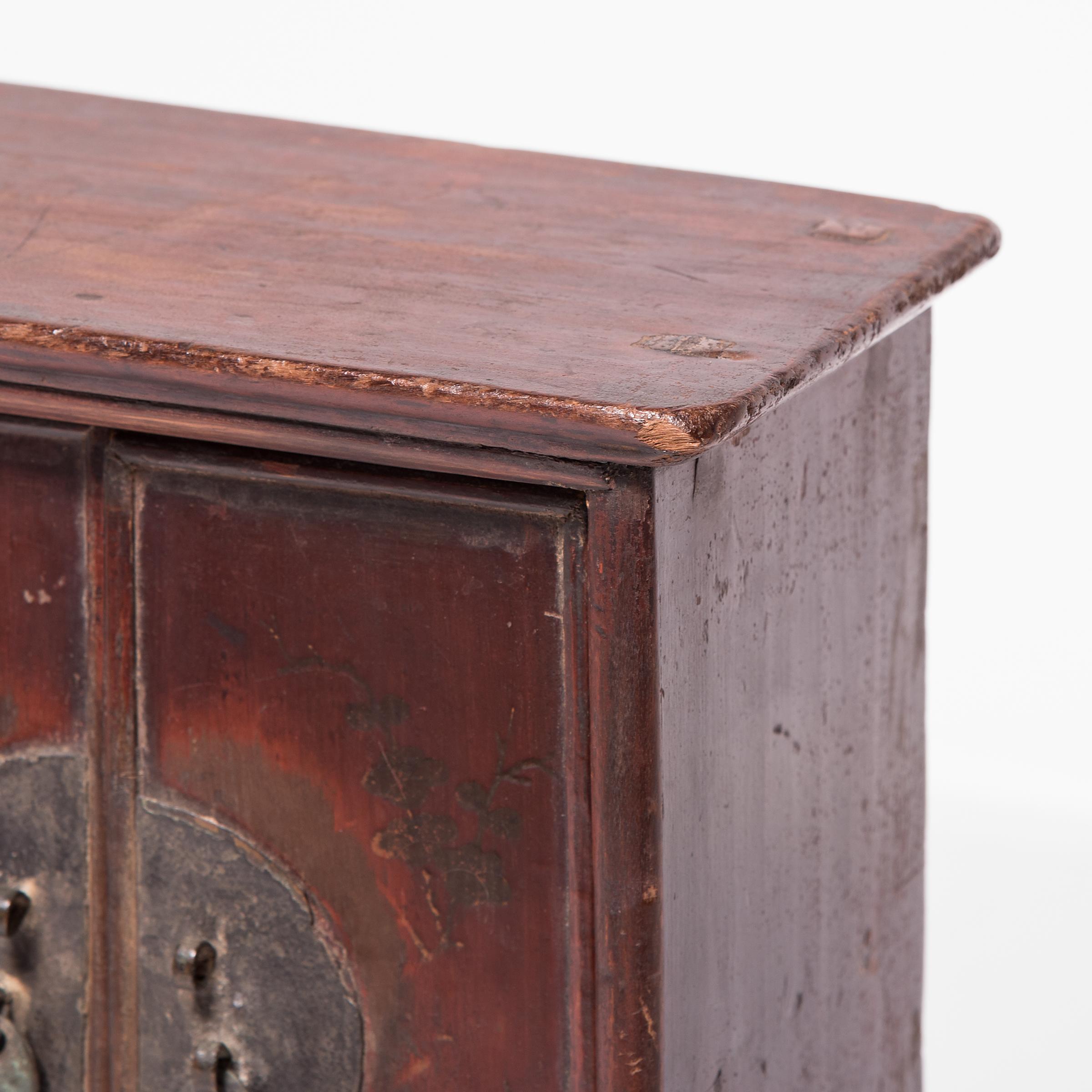 Chinese Miniature Noodle Cabinet, c. 1850 For Sale 1