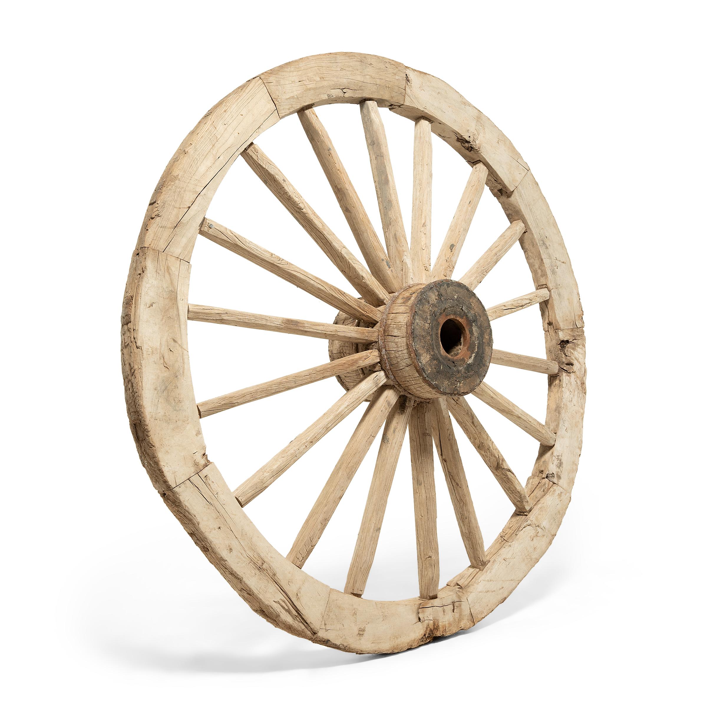 Qing Chinese Monumental Mill Wheel, circa 1900 For Sale