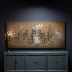 Chinese Morning Sky Blue Coffer, c. 1900