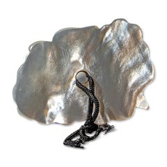 Chinese Mother-of-Pearl Rabbit Toggle Charm