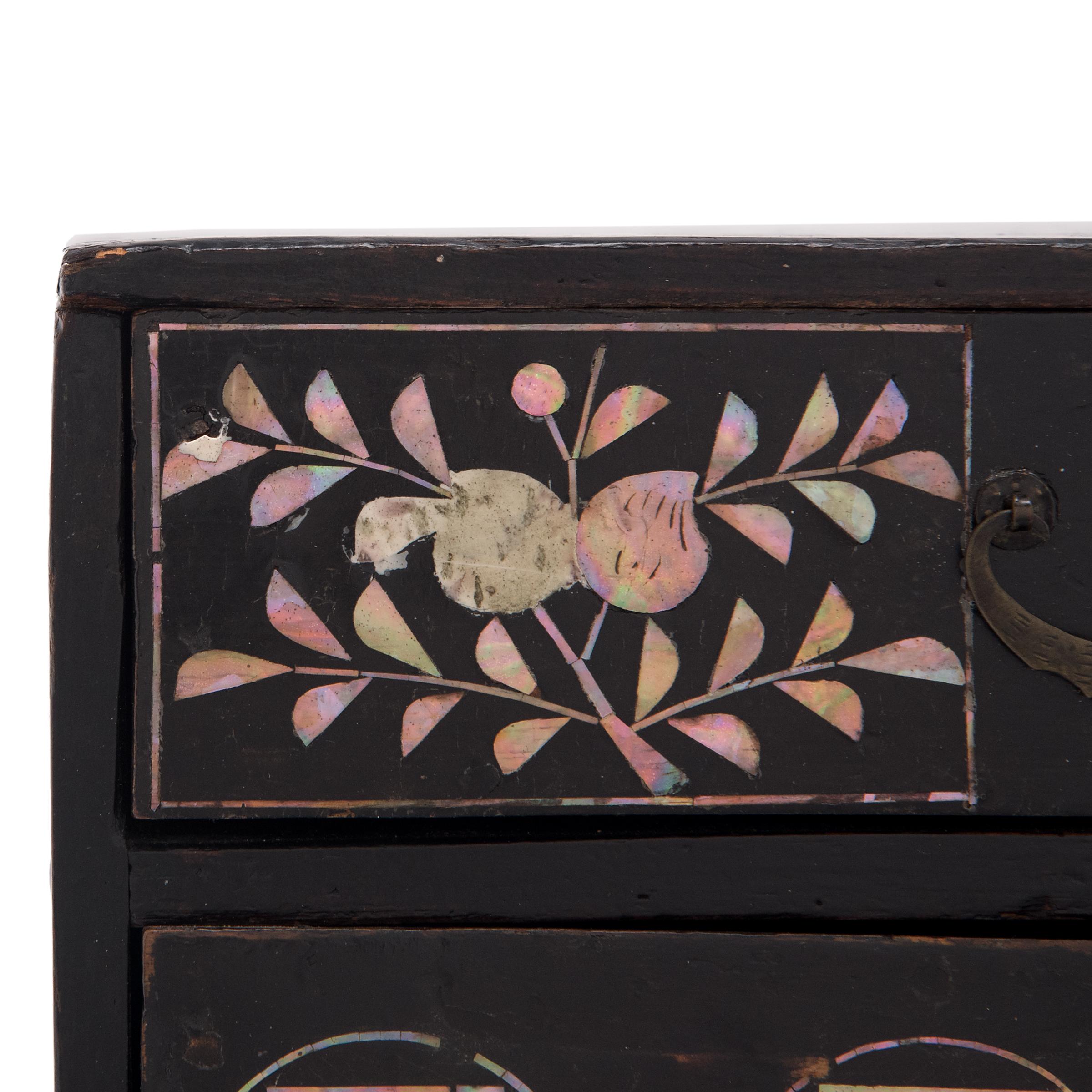 20th Century Chinese Mother-of-Pearl Table Chest