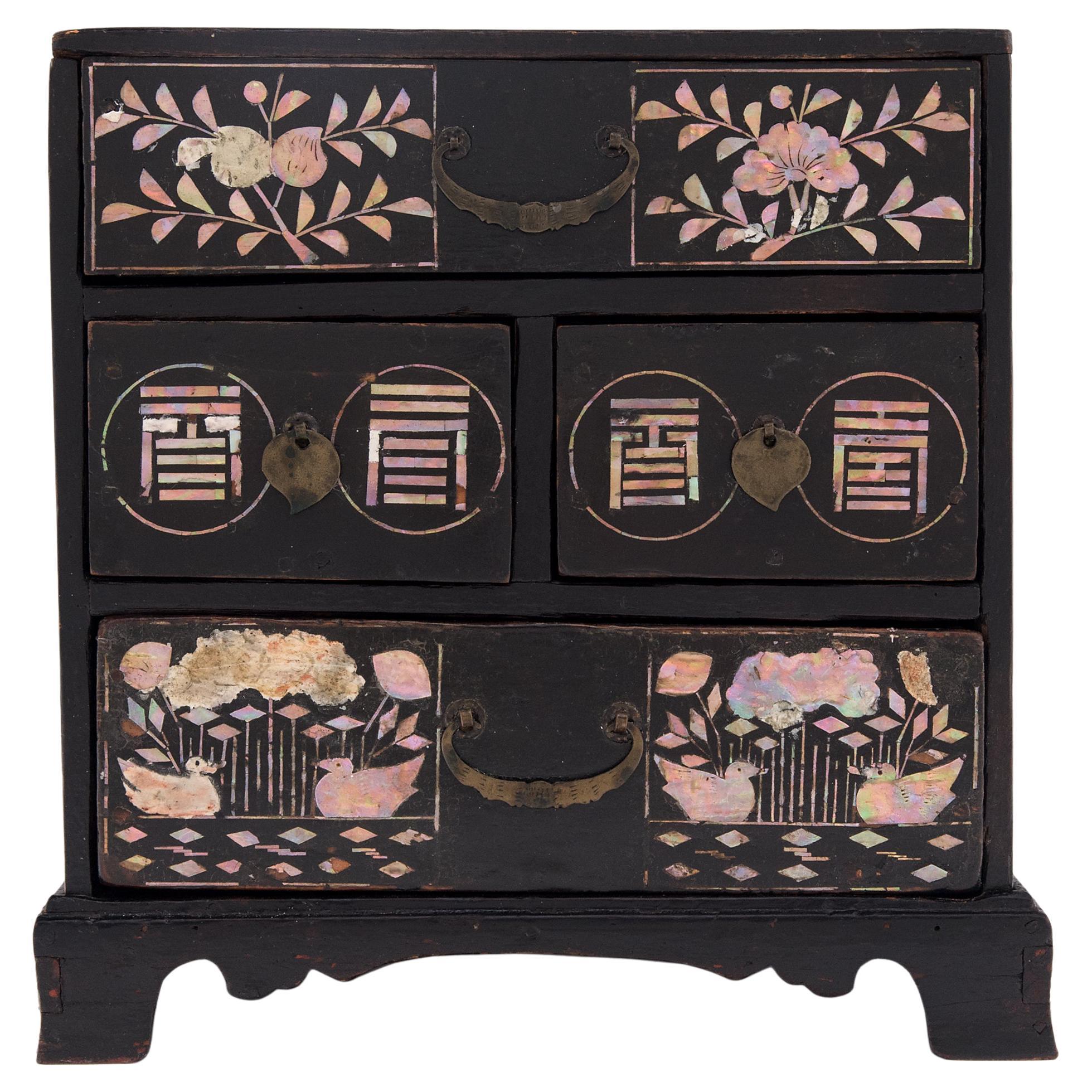 Chinese Mother-of-Pearl Table Chest