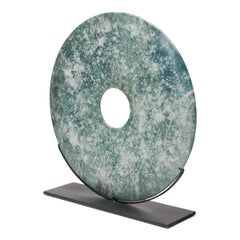 Chinese Mottled Green Bi Disc
