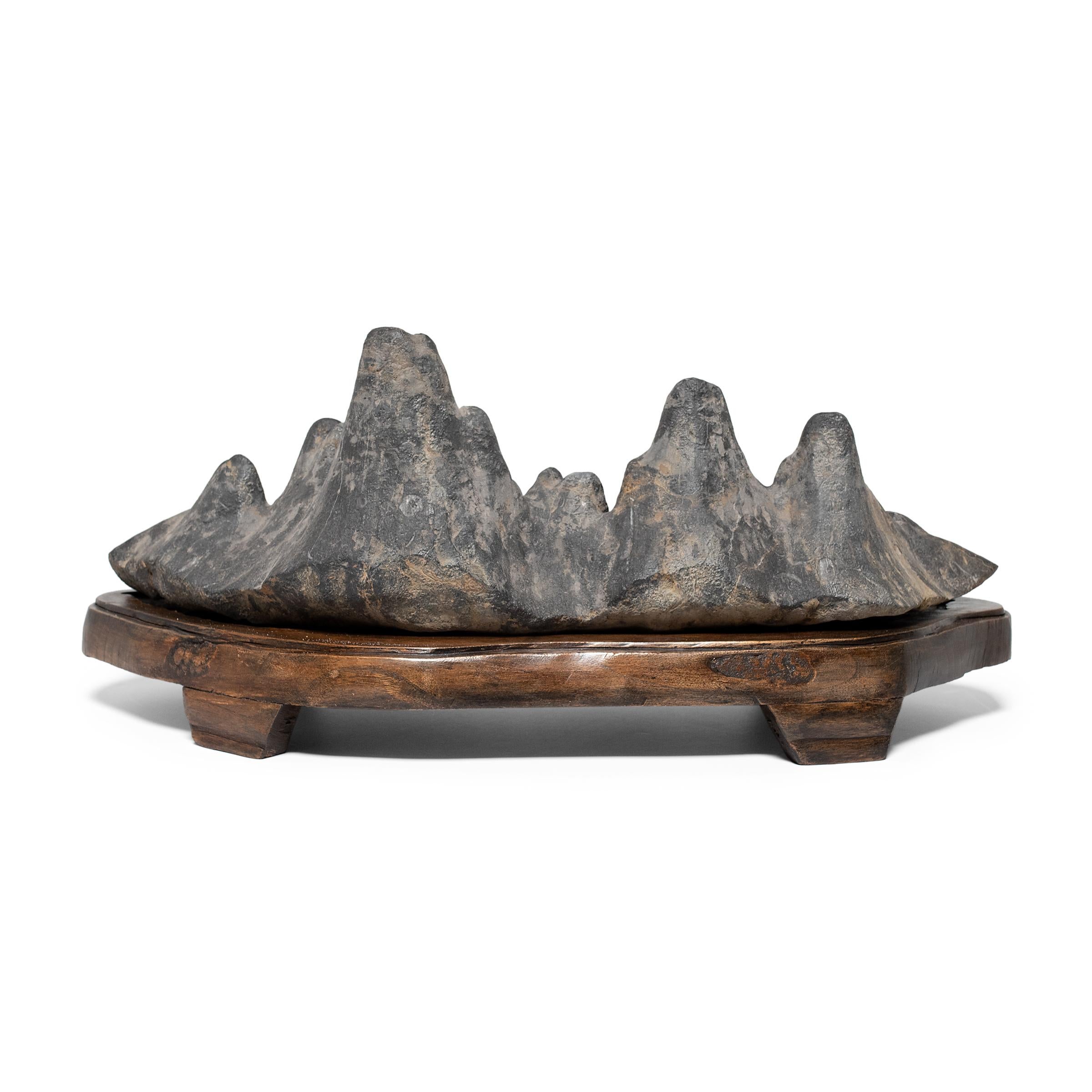 Chinese Mountain Range Scholars' Rock