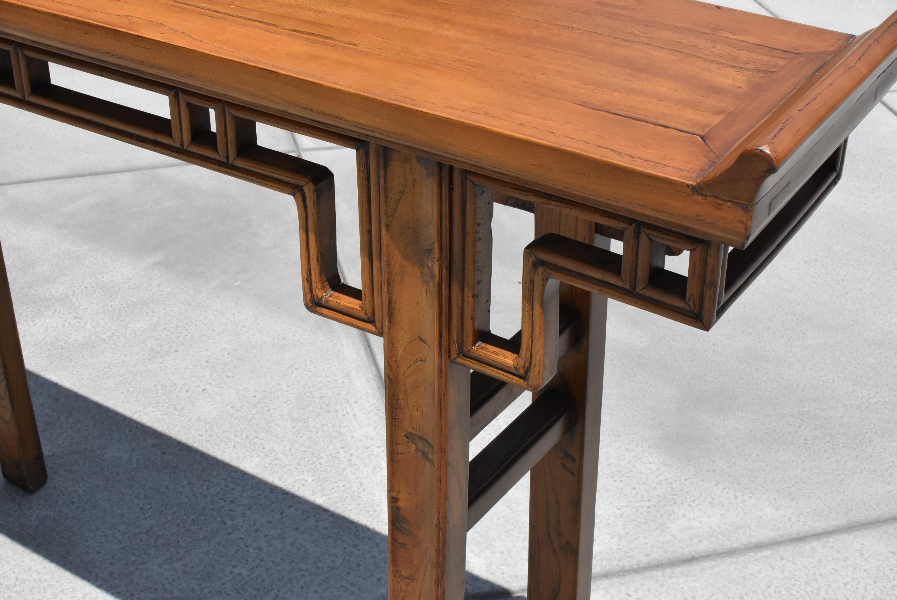 Chinese Narrow Altar Table, Double Sided 7