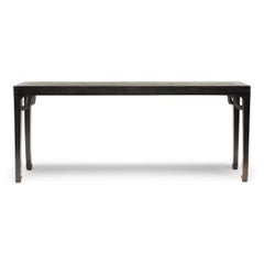 Chinese Narrow Lacquered Walnut Table, c. 1800