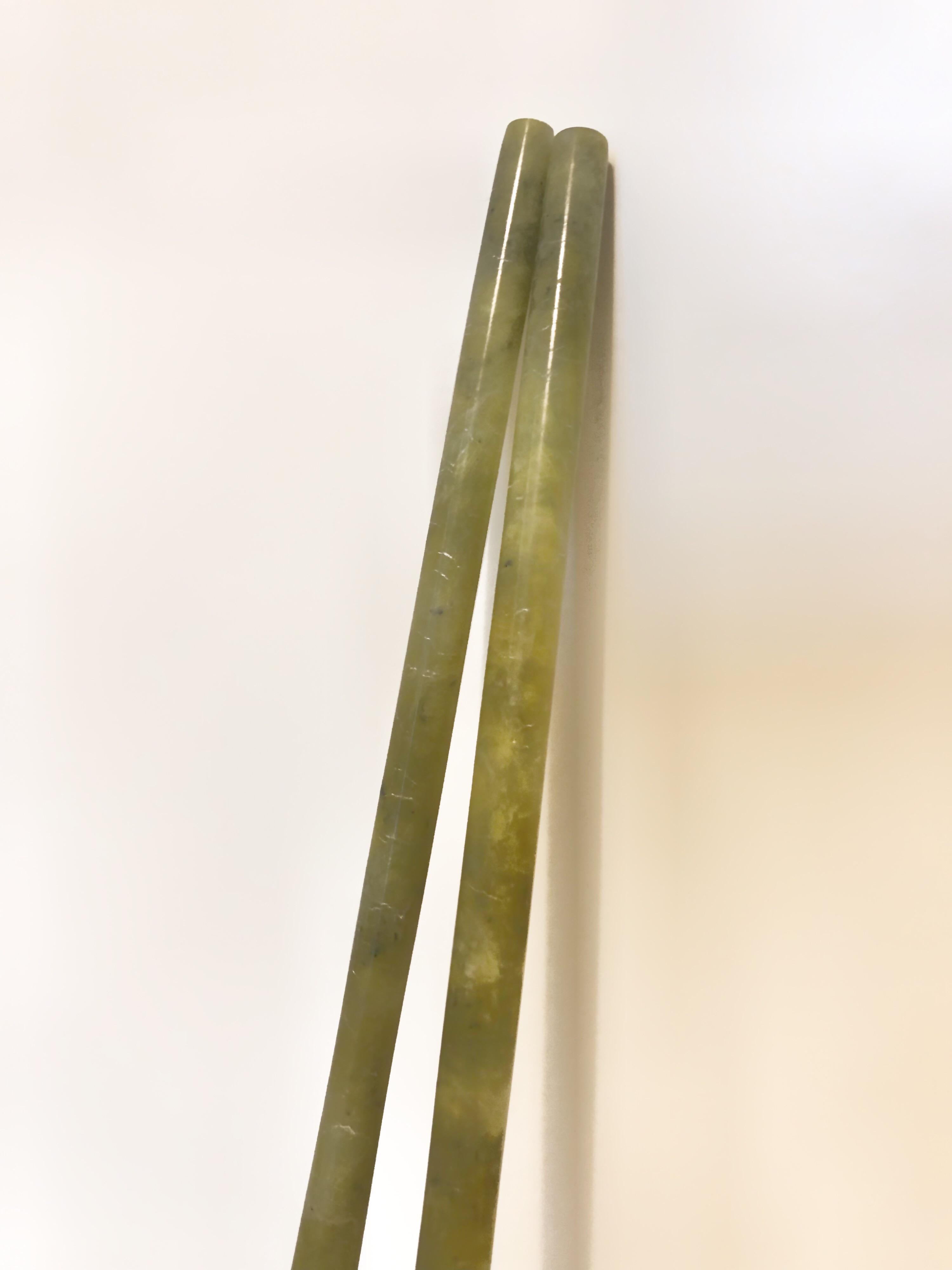 Other Chinese Natural Handmade Bowenite Chopsticks