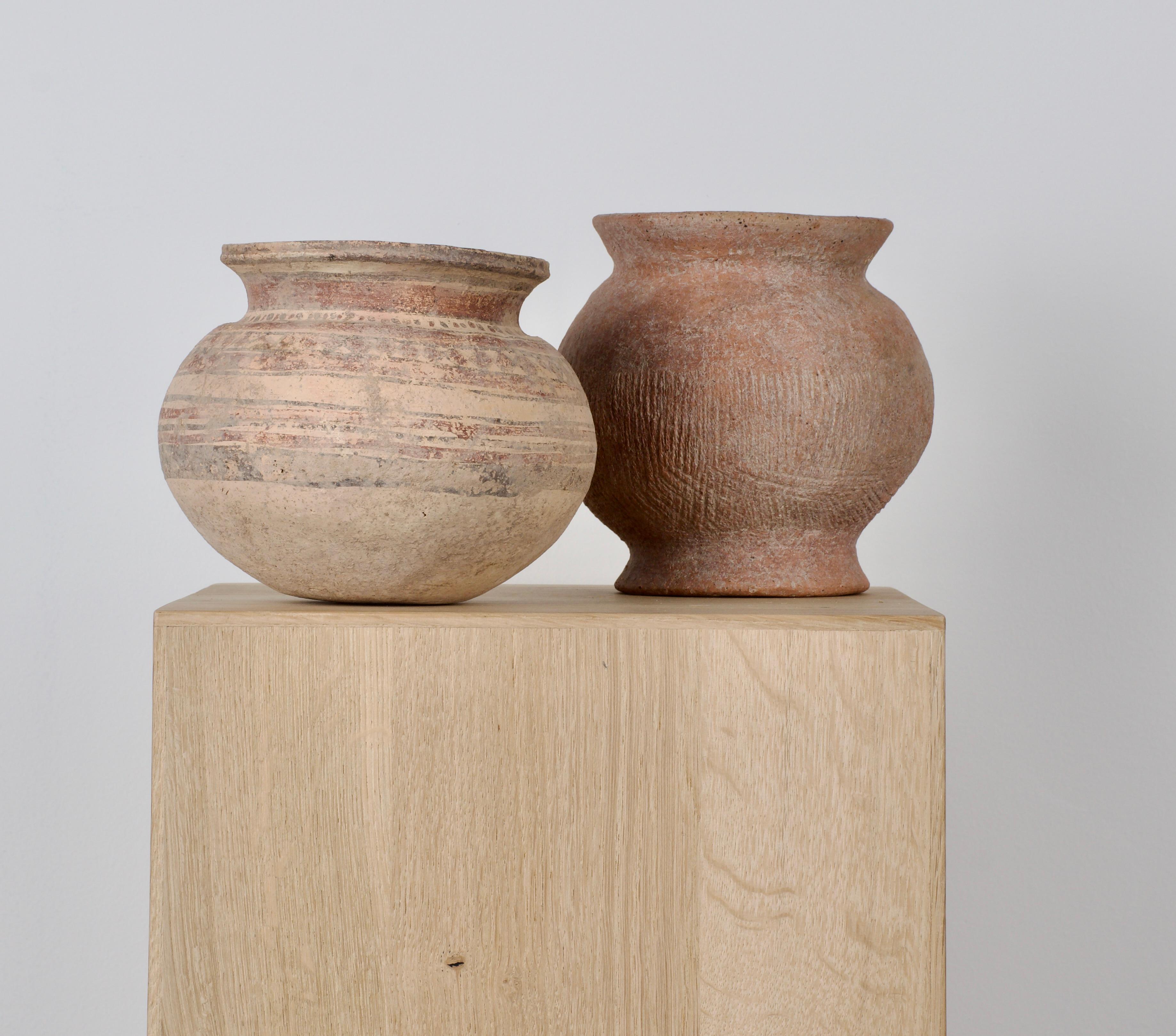 18th Century and Earlier Chinese Neolithic Leather-Look Vessel