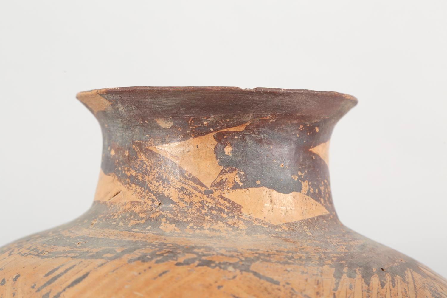 Chinese Neolithic Painted Ovoid Pottery Jar, Machang Period    #10 For Sale 2