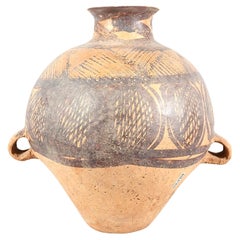 Pot néolithique chinois peint en poterie ovoïde, période Machang    #10