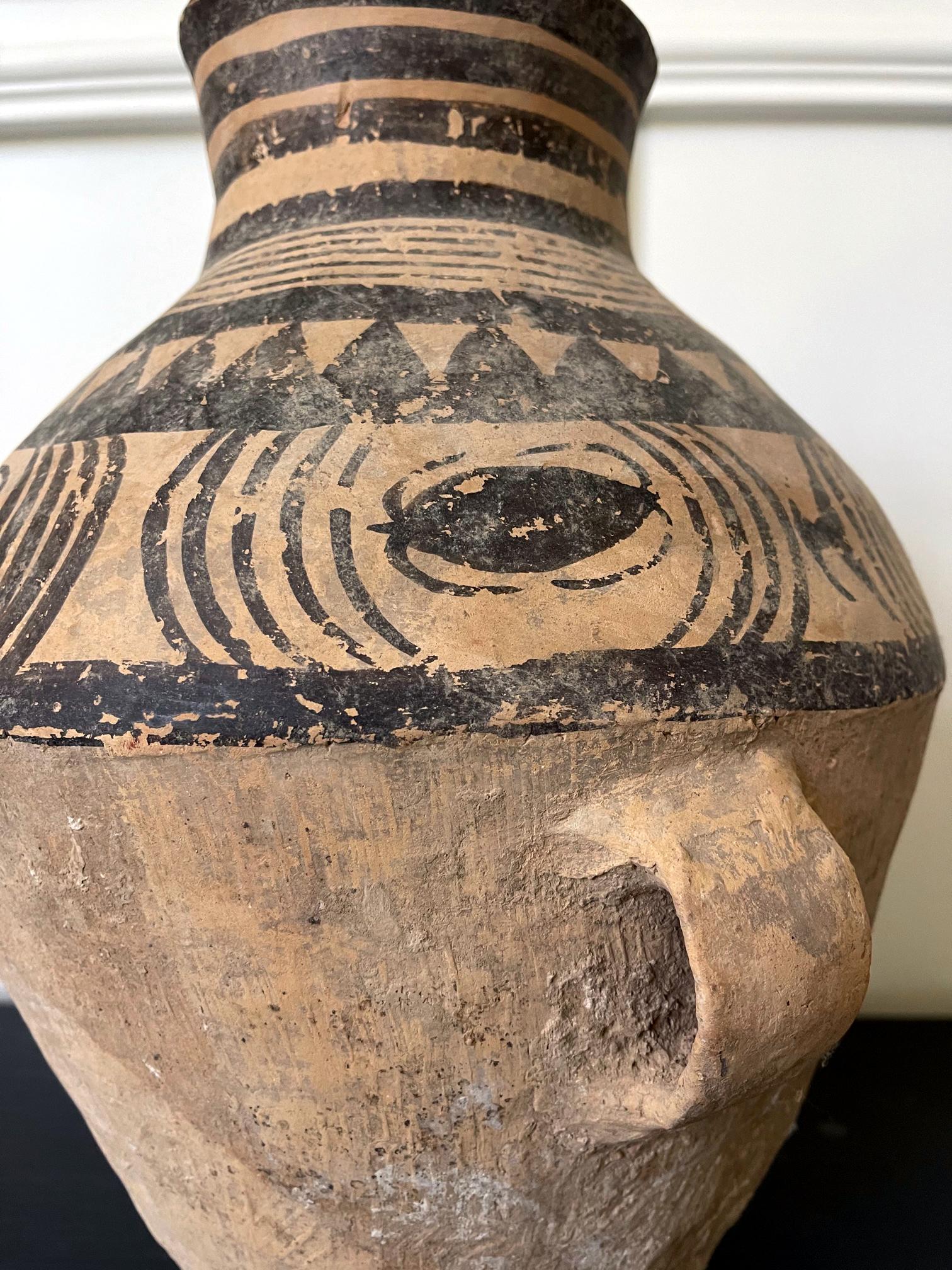 Pot en poterie peinte néo-lithique chinoise 5