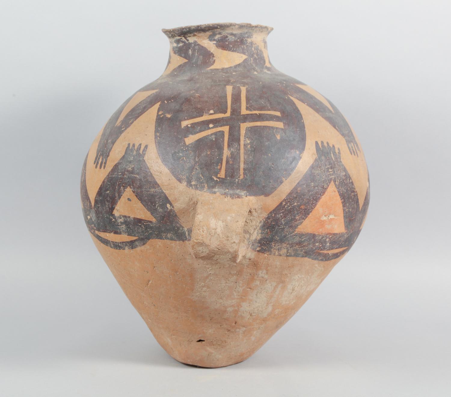 Chinese Neolithic Painted Pottery Jar, Machang Period      # 2 In Good Condition For Sale In Bradenton, FL