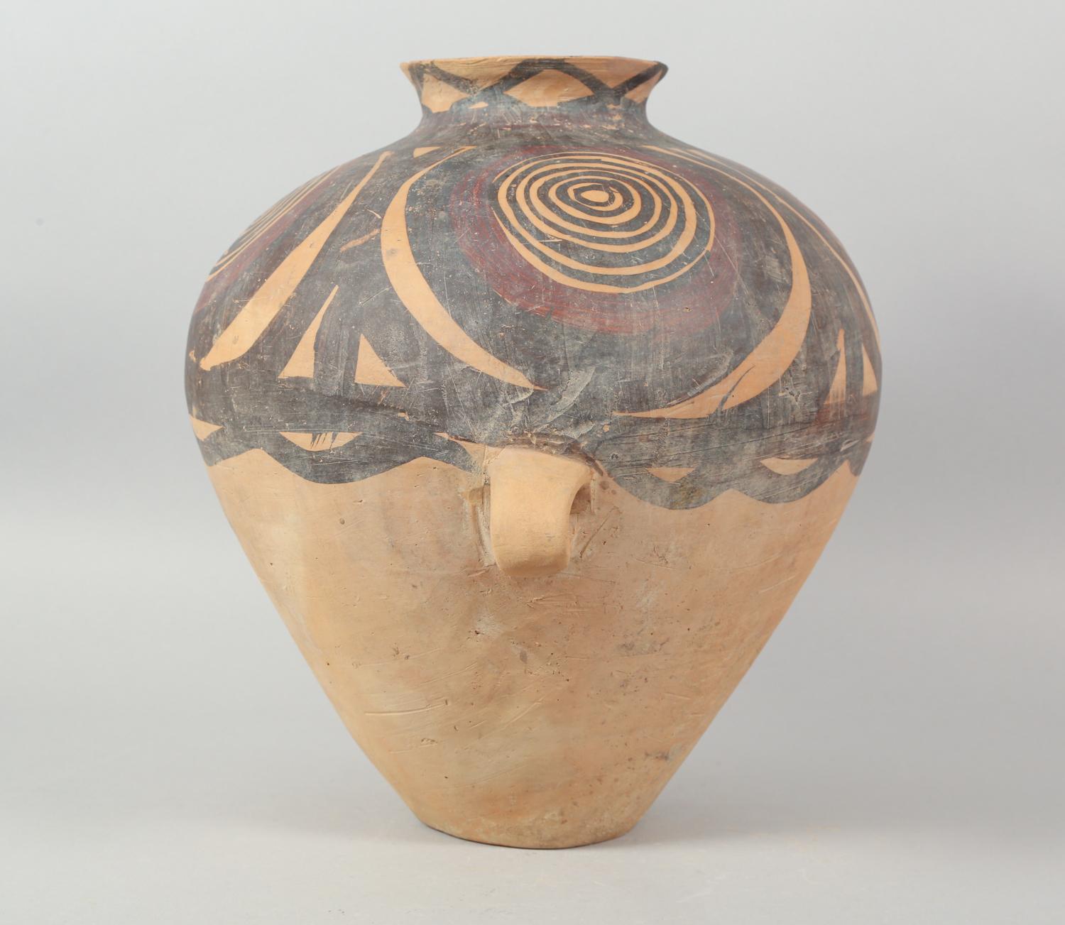 Chinese Neolithic Painted Pottery Jar, Machang Period      #3 In Good Condition For Sale In Bradenton, FL
