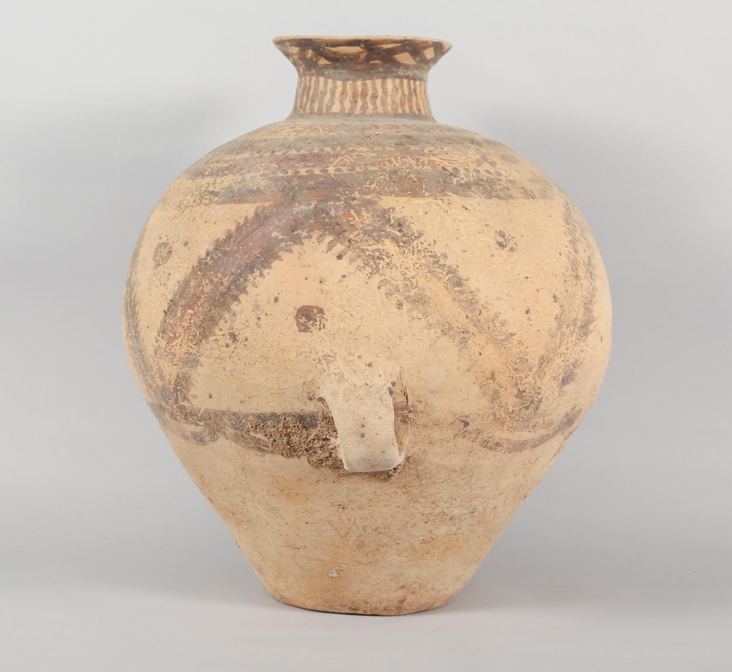 Chinese Neolithic Painted Pottery Jar, Machang Period      #5 In Good Condition For Sale In Bradenton, FL