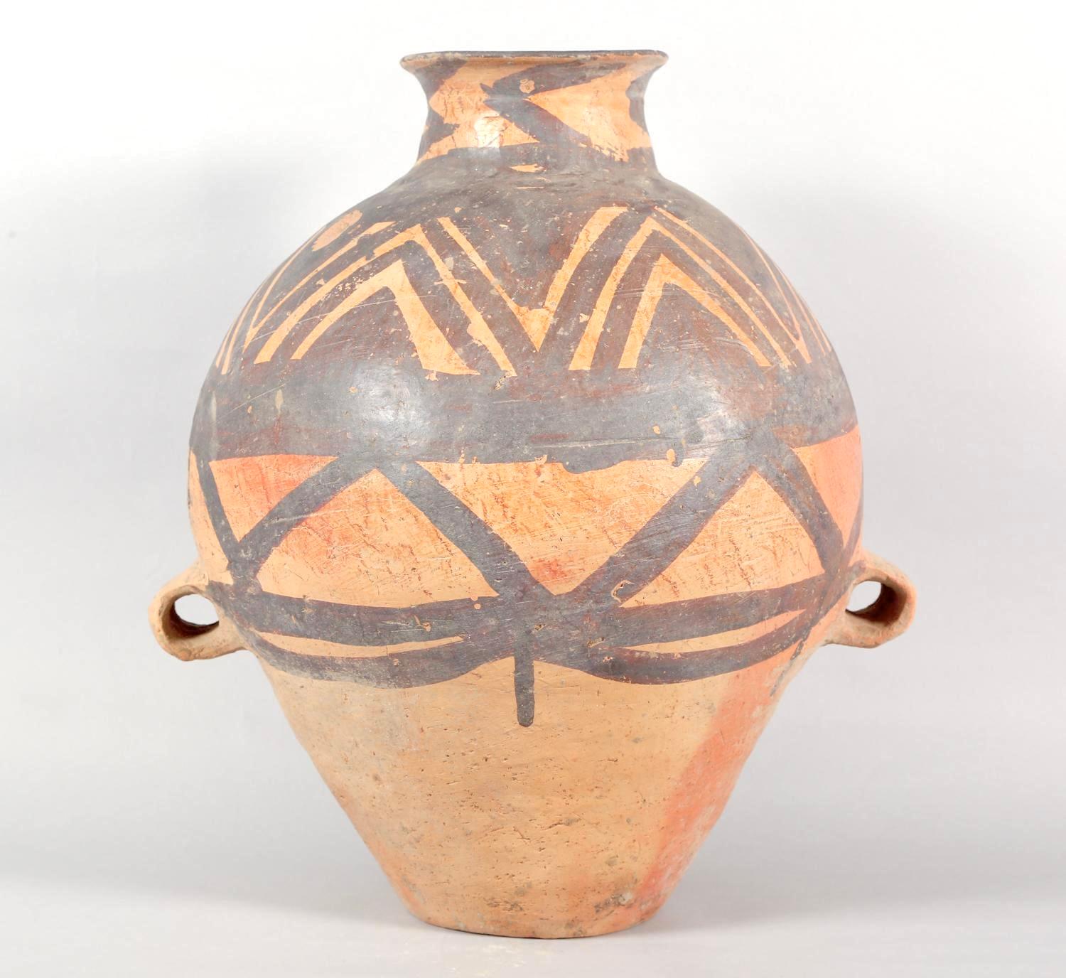 Chinese Neolithic Painted Pottery Jar, Machang Period      #8 For Sale 6