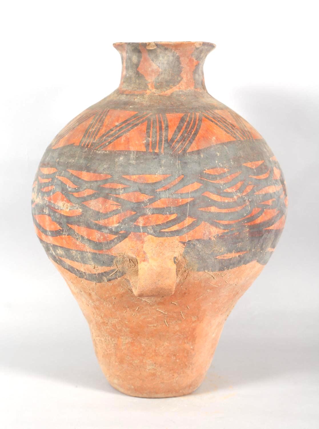 Chinese Neolithic Painted Pottery Jar, Machang Period      #9 In Good Condition For Sale In Bradenton, FL