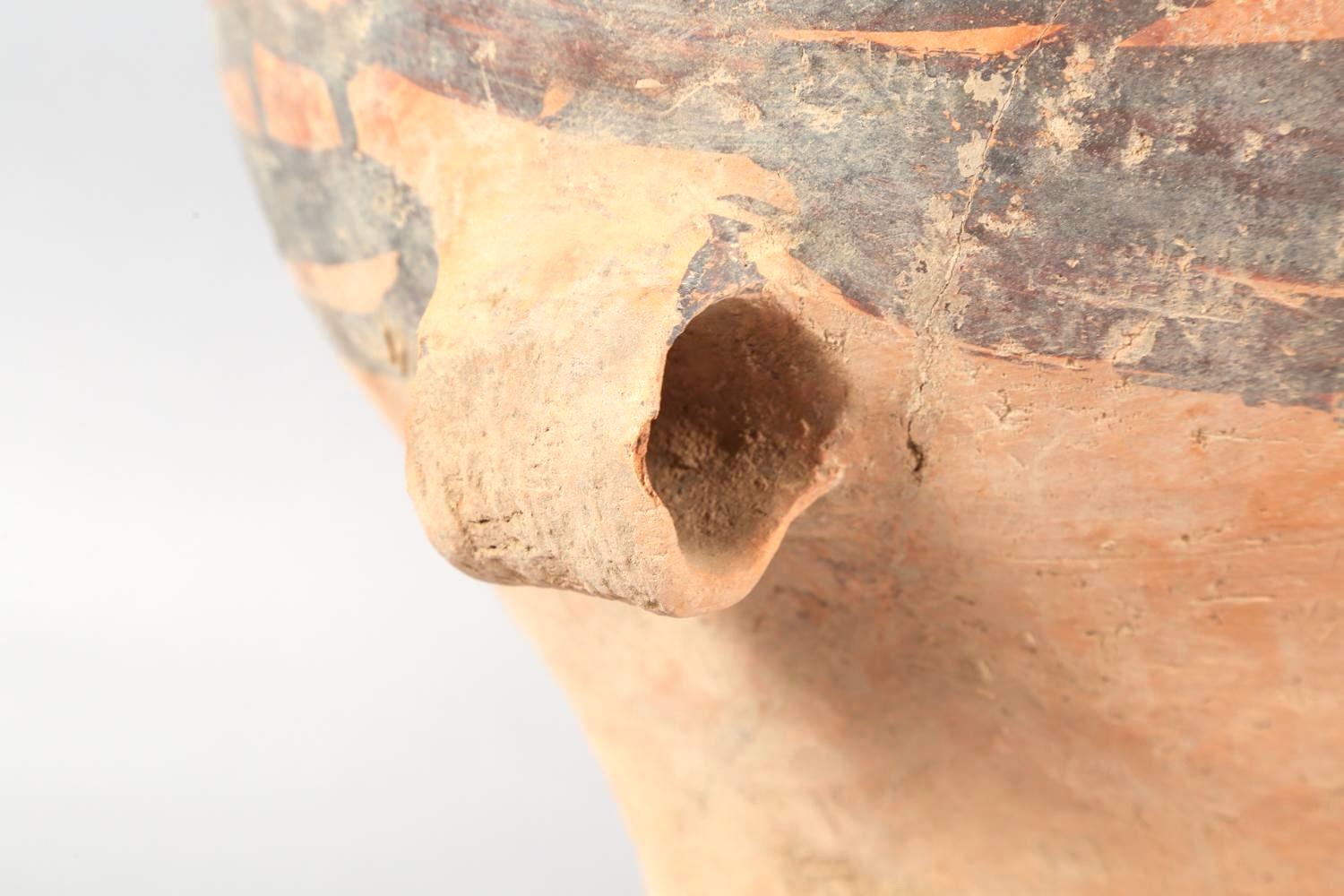 18th Century and Earlier Chinese Neolithic Painted Pottery Jar, Machang Period      #9 For Sale