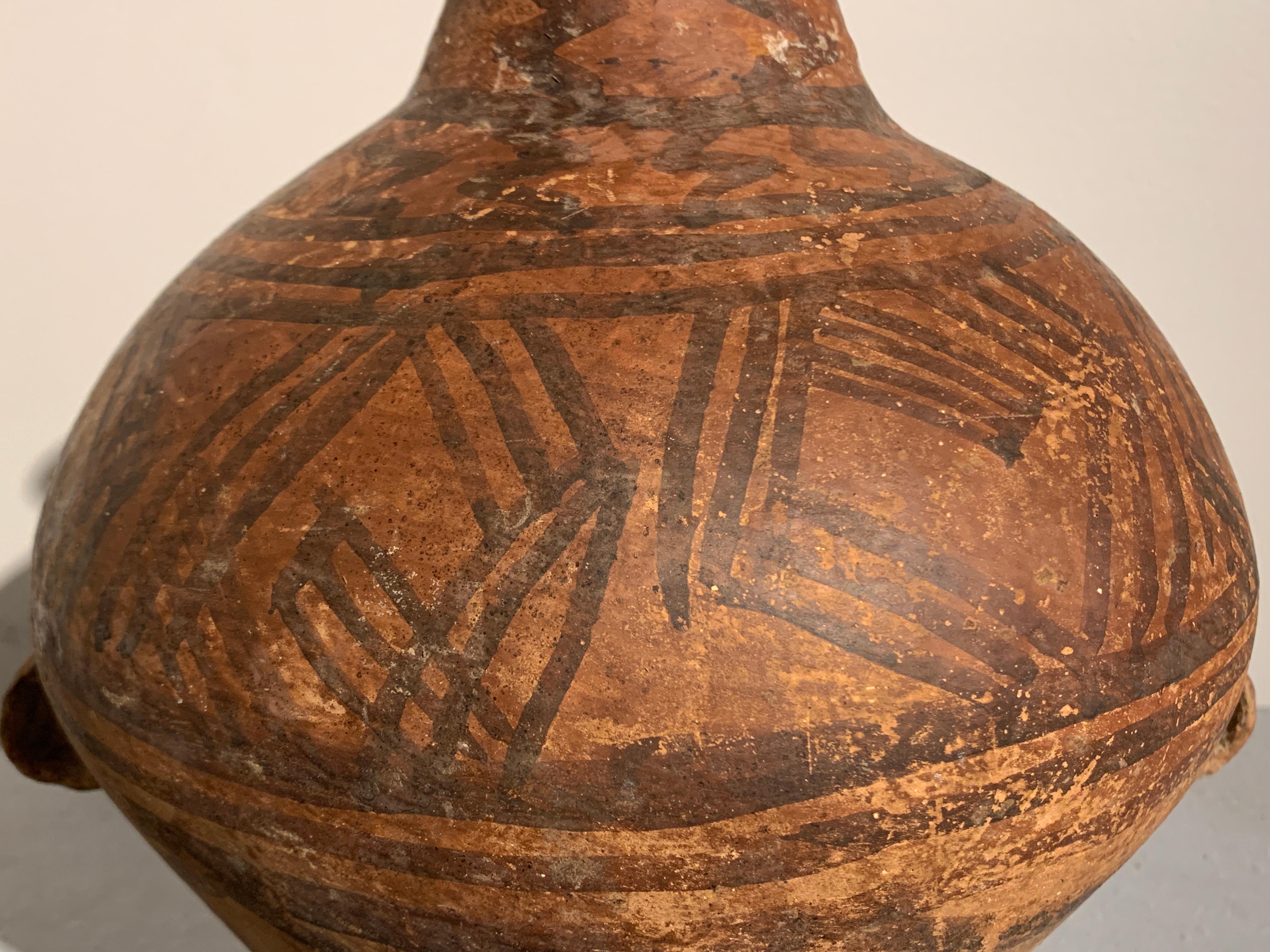 Chinese Neolithic Yangshao Culture Painted Pottery Amphora, circa 3500 BC 1